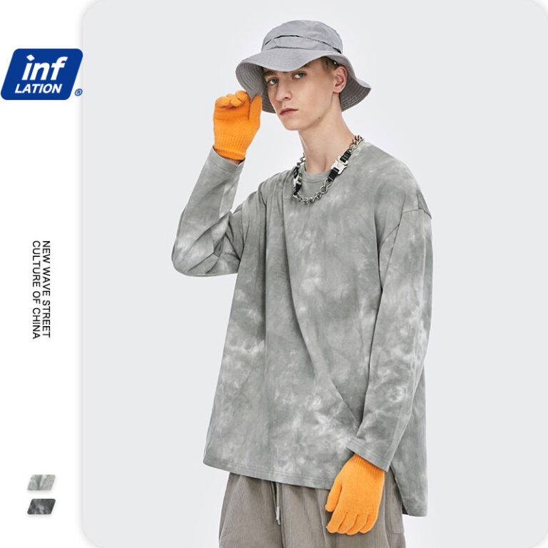 Irregular Split Tie-dye Oversized T-shirt