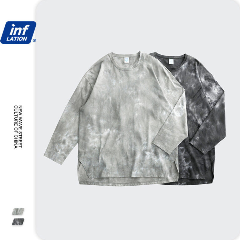 Irregular Split Tie-dye Oversized T-shirt